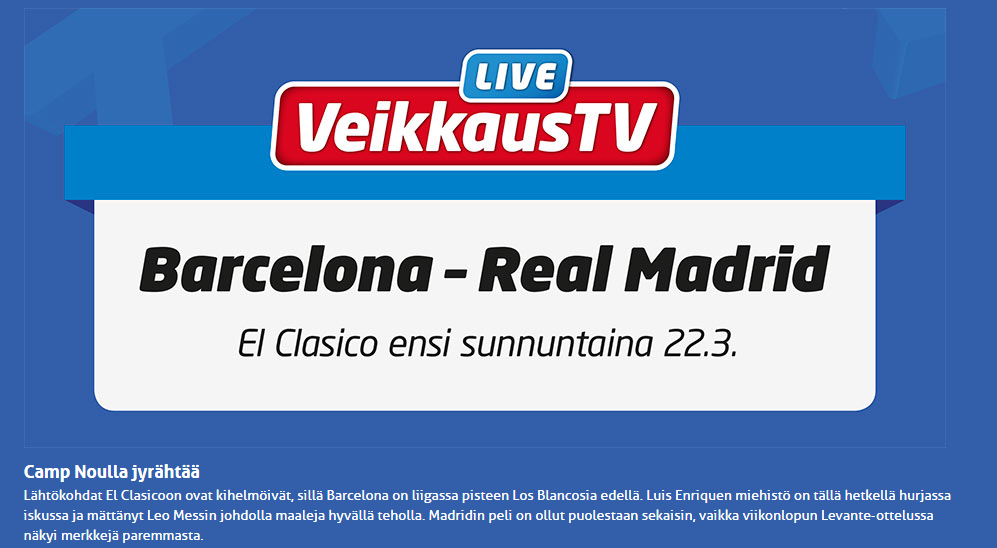 Barcelona - Real Madrid 22.3.2015